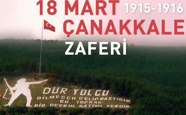 ÇANAKKALE ZAFERİNİ KUTLUYORUZ.