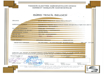 Büro Tescil Belgesi